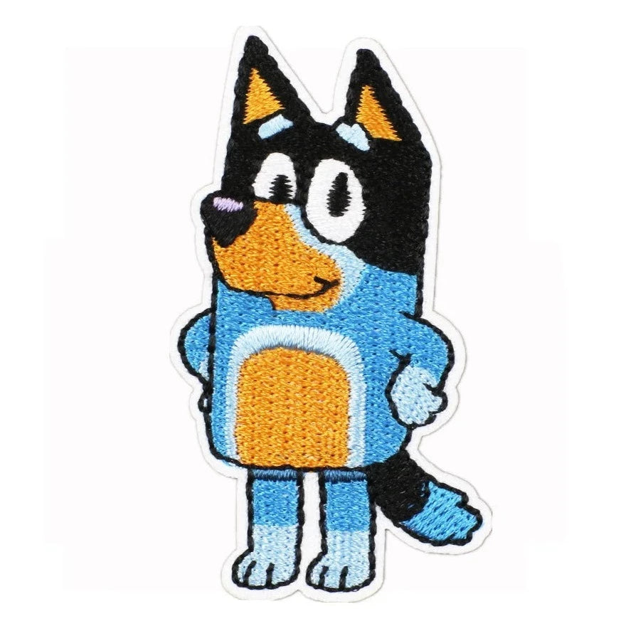 Bluey 'Bandit Heeler' Embroidered Patch – Little Patch Co