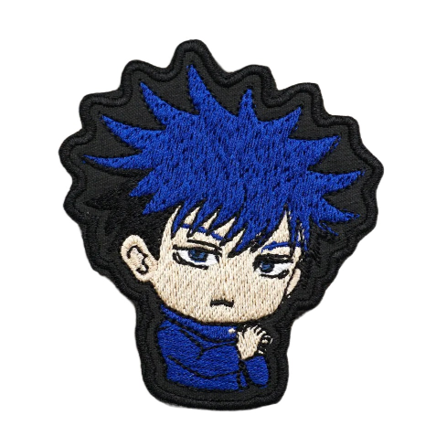 Jujutsu Kaisen 'Chibi Megumi Fushiguro' Embroidered Velcro Patch