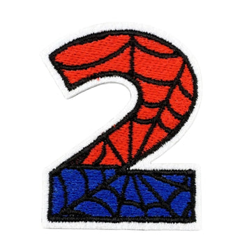 Spider-Man Number 'Two' Embroidered Patch