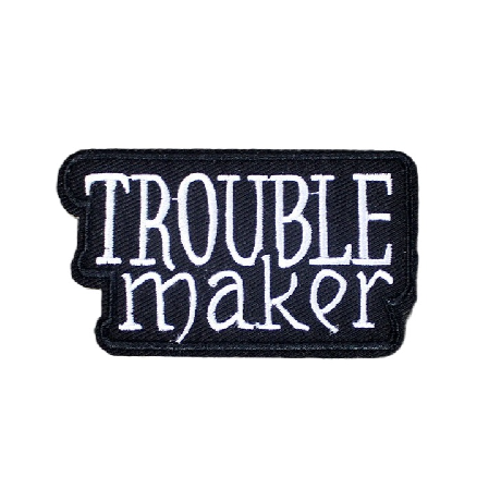 Music 'Troublemaker' Embroidered Patch