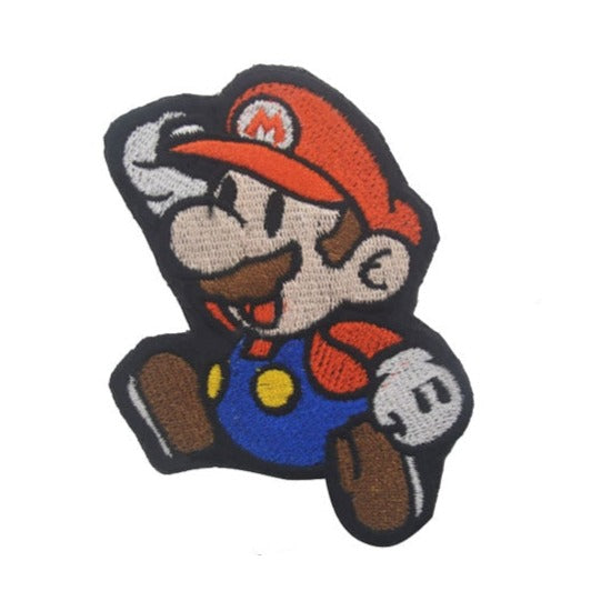 Mushroom Kingdom Bros. 'Mario | Sitting' Embroidered Velcro Patch