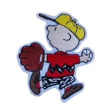 The Peanuts Movie 'Charlie | Playing Baseball' Embroidered Patch