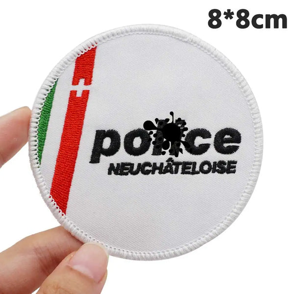 Emblem 'Police Neuchâteloise | Round' Embroidered Patch