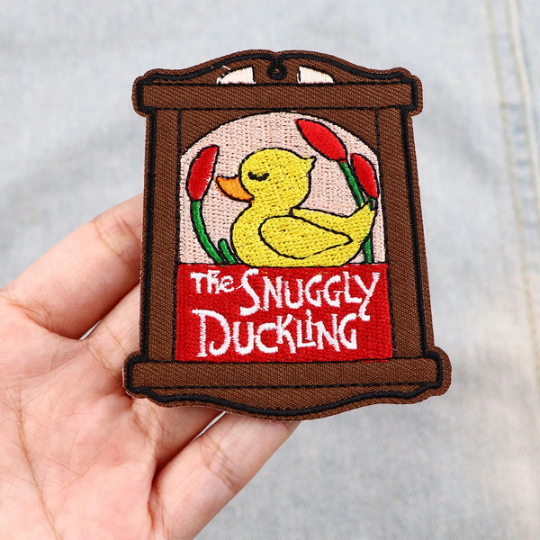 Tangled 'The Snuggly Duckling' Embroidered Patch