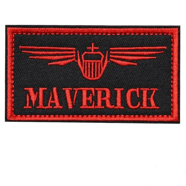 Top Gun 'Maverick | Name Tag' Embroidered Velcro Patch