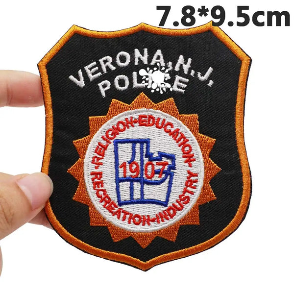 Emblem 'Verona New Jersey Police' Embroidered Patch