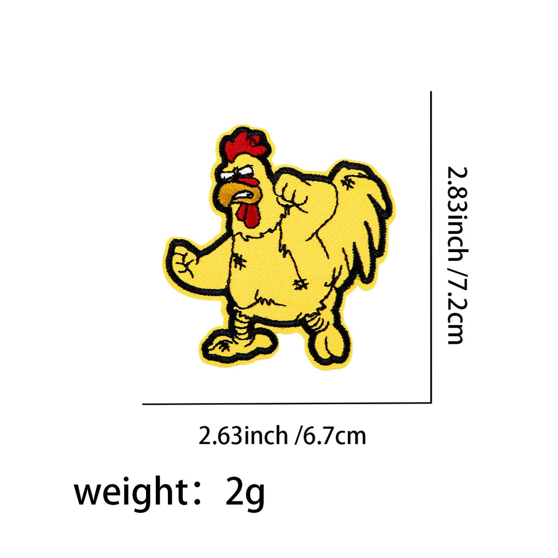 Family Guy 'Ernie the Giant Chicken' Embroidered Patch