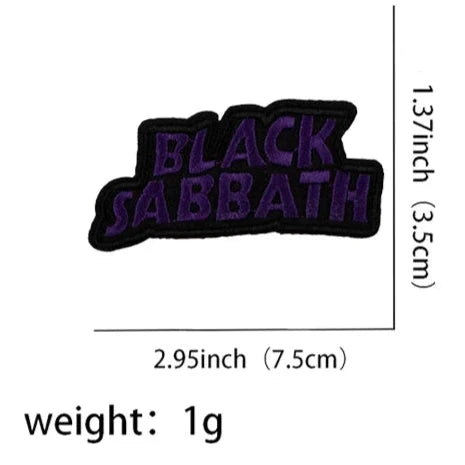 Music 'Black Sabbath 1.0' Embroidered Patch