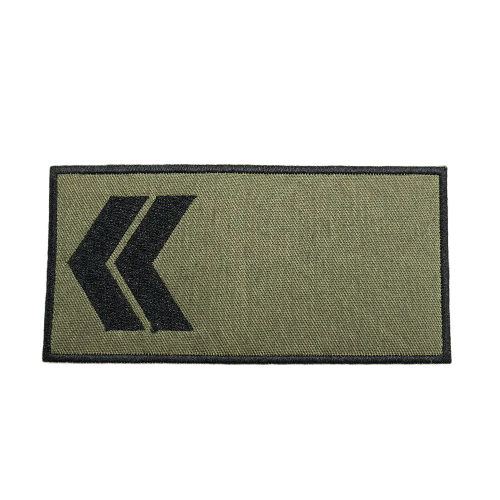 Military Rank 'Master Sergeant | Left' Embroidered Velcro Patch