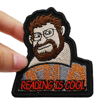 Reading is Cool Embroidered Patch