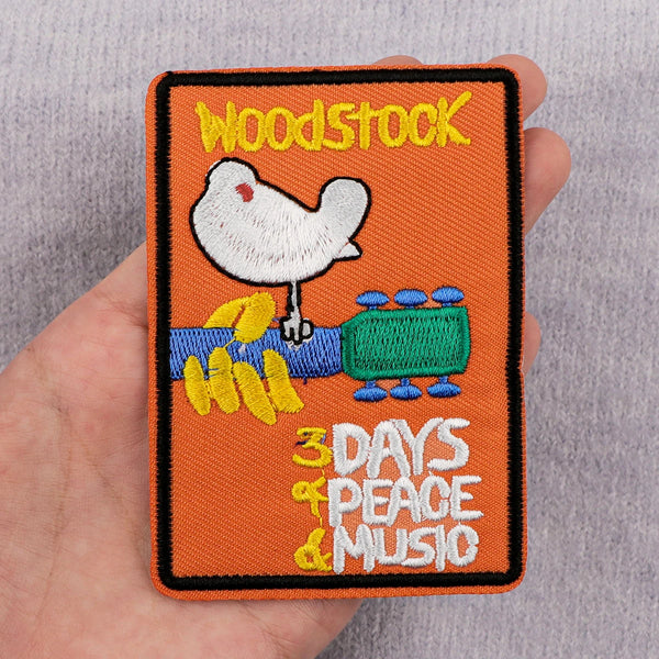 Woodstock '3 Days of Peace and Music' Embroidered Patch