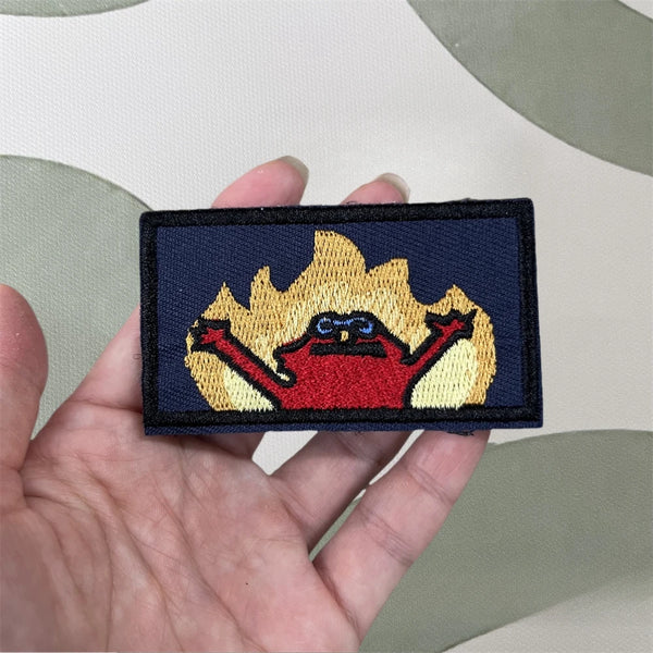 Sesame Street ‘Elmo | Hell Fire’ Embroidered Velcro Patch