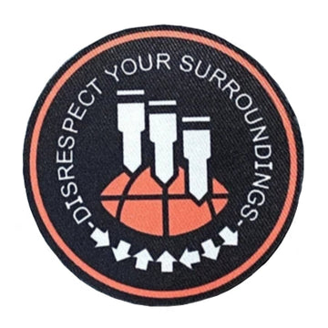 Helldivers 'Disrespect Your Surroundings' Embroidered Velcro Patch