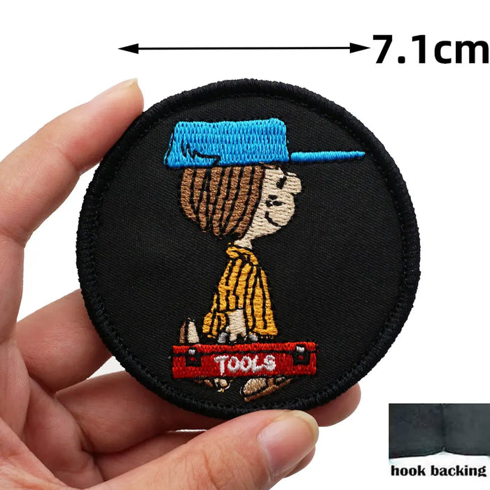 The Peanuts Movie 'Peppermint | Tools of Trade' Embroidered Velcro Patch