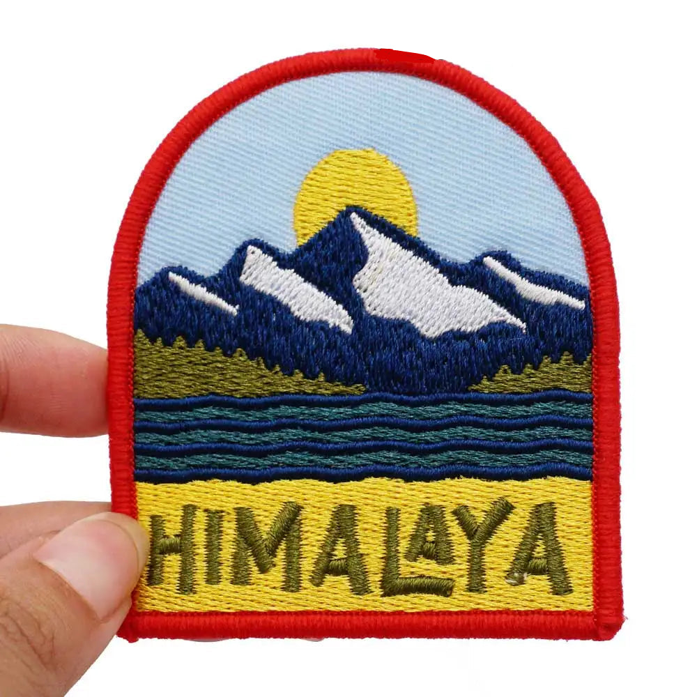 Outdoor Adventure 'Himalaya' Embroidered Patch