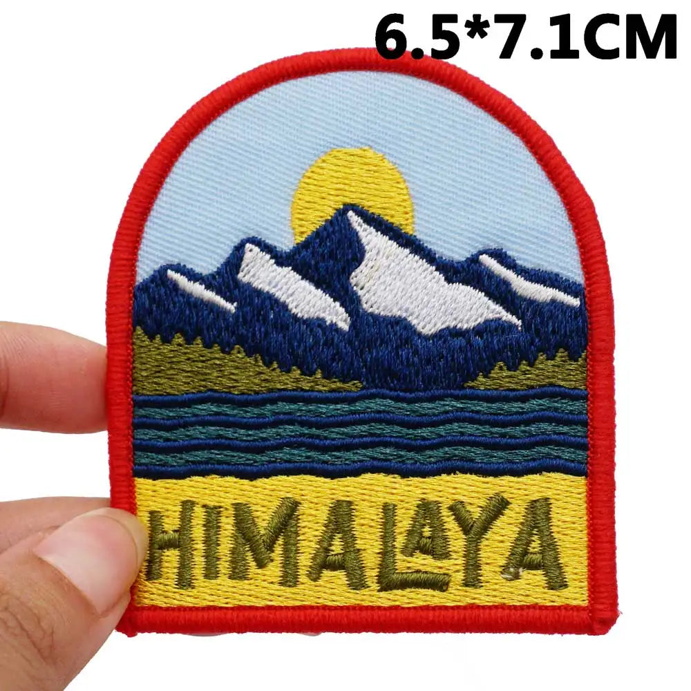 Outdoor Adventure 'Himalaya' Embroidered Patch