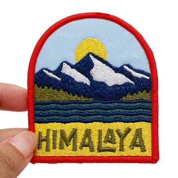 Outdoor Adventure 'Himalaya' Embroidered Velcro Patch
