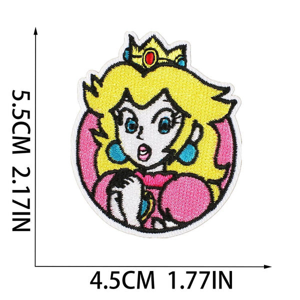 Mushroom Kingdom Bros. 'Princess Peach | Surprised' Embroidered Patch