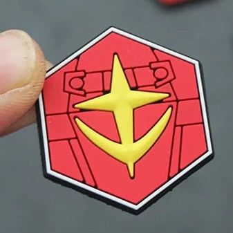 Mobile Suit Gundam 'Earth Federation Forces Logo' PVC Rubber Velcro Patch