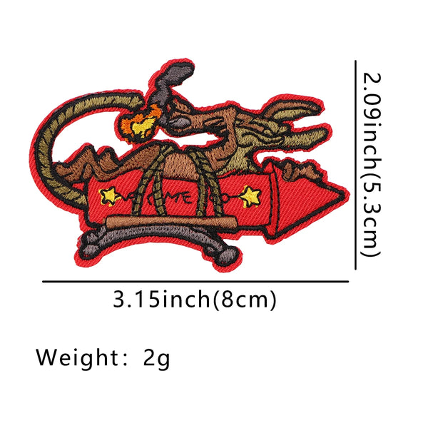 Looney Tunes 'Wile E. Coyote | Bomb’ Embroidered Patch