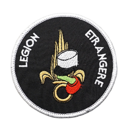 Legion Etrangere 'Round' Embroidered Velcro Patch