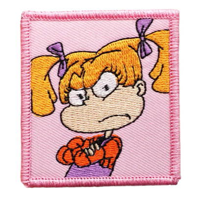 Rugrats 'Angelica Pickles | Grumpy' Embroidered Velcro Patch