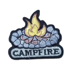 Campfire Embroidered Velcro Patch