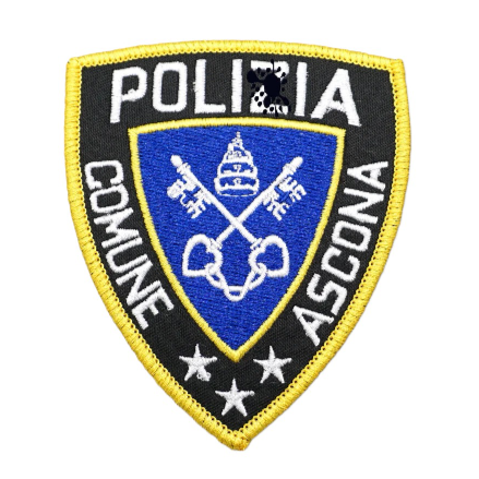Emblem 'Switzerland Polizia Comune Ascona' Embroidered Velcro Patch