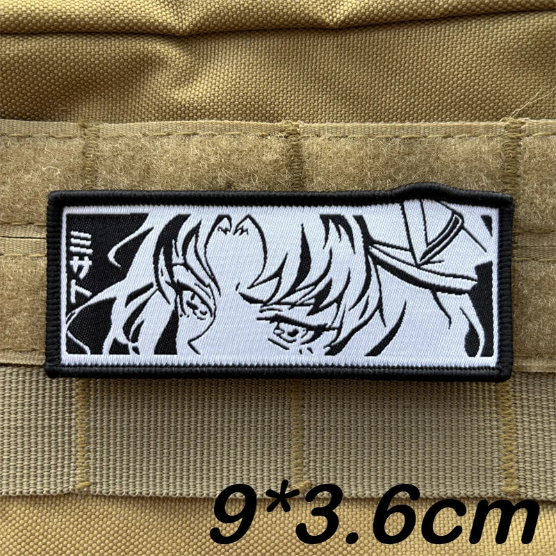Misato Patch Neon Genesis Evangelion 'Misato Katsuragi | Sad Eyes' Embroidered Velc ...