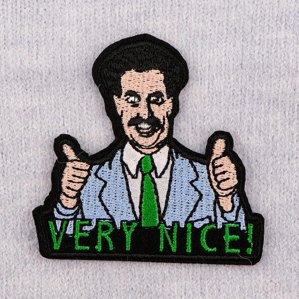 Borat ‘Very Nice' Embroidered Patch