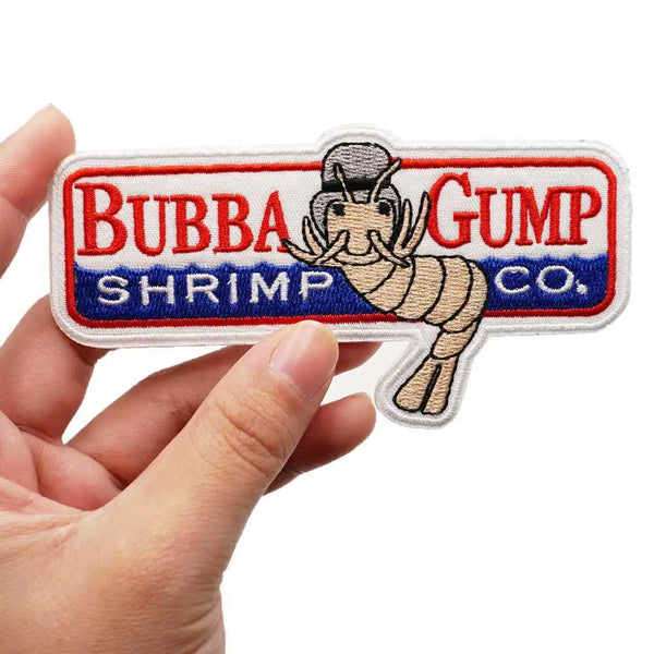 Cool 'Bubba Gump Shrimp Co. Logo' Embroidered Velcro Patch