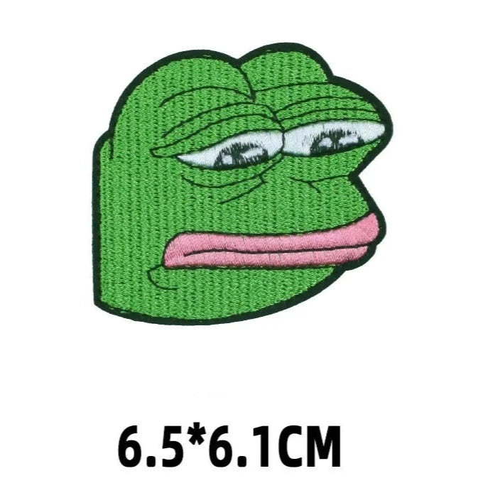 Pepe The Frog 'Sad' Embroidered Patch