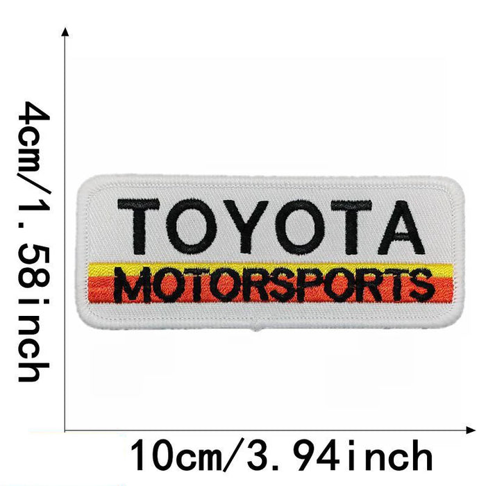 Patch Da Cucire VFR Motorsport – 11x3,5 Cm, Ricamo Motociclistico, Toppa Applicazione
