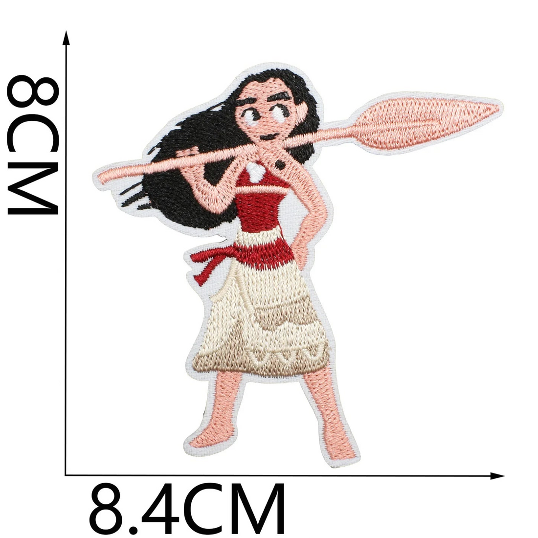 Moana 'Holding Magical Oar' Embroidered Patch