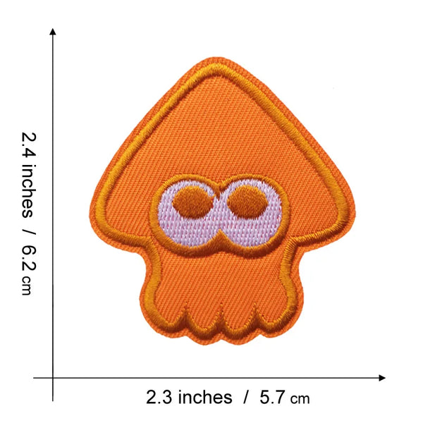 Splatoon 'Inkling Squid' Embroidered Patch