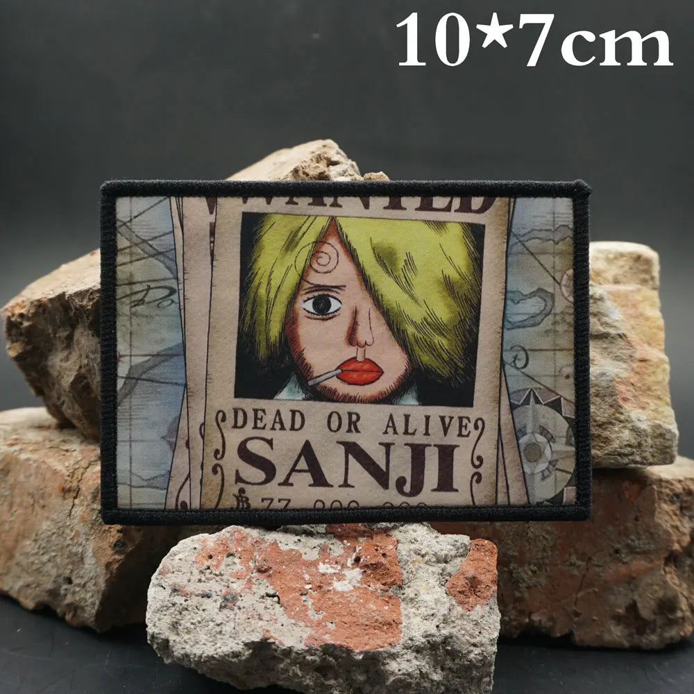 One Piece 'Sanji | Dead or Alive' Embroidered Patch