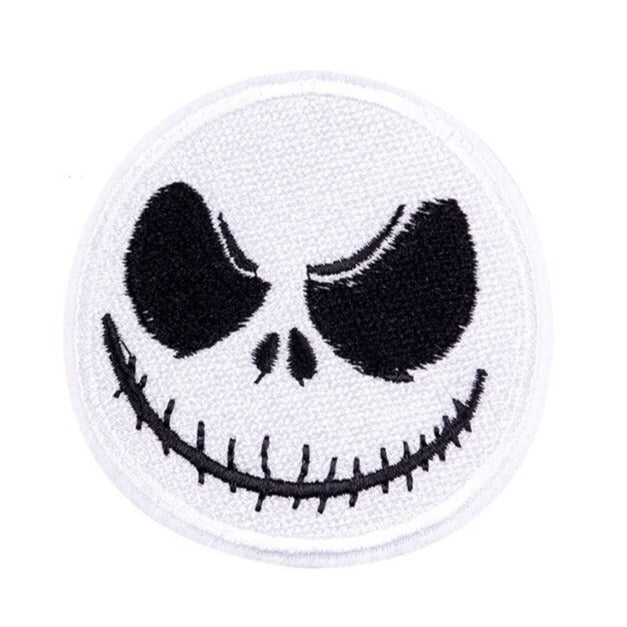 The Nightmare Before Christmas 'Jack Skellington | Face' Embroidered Patch