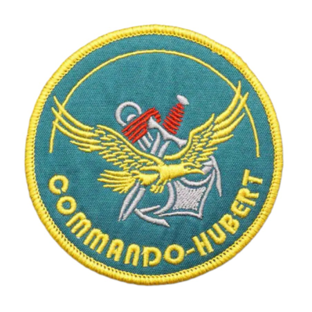 Military Tactical 'Commando-Hubert | Round' Embroidered Velcro Patch