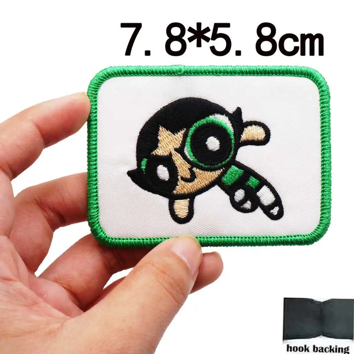 The Powerpuff Girls 'Buttercup | Square' Embroidered Velcro Patch