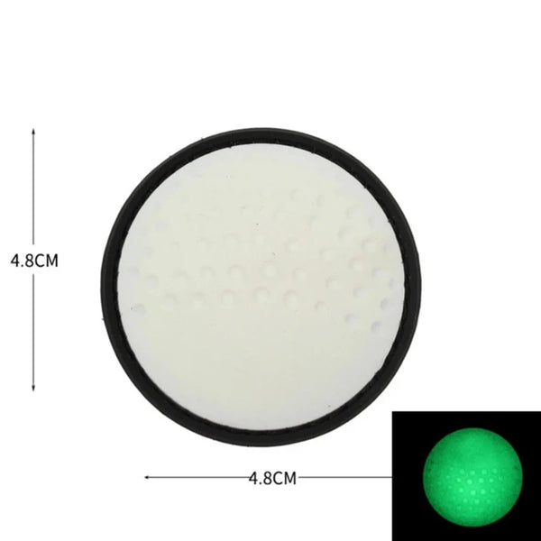 Sport 'Golf Ball | Luminous' PVC Rubber Velcro Patch