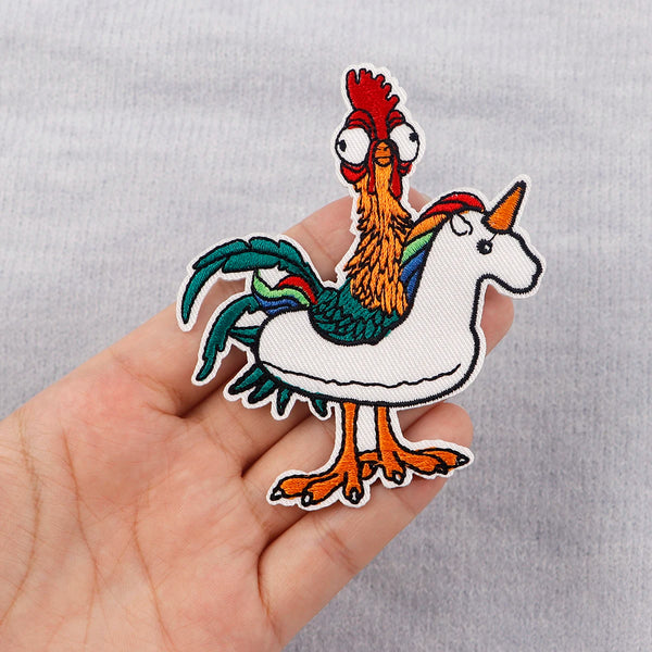 Moana ‘Hei Hei | Unicorn Floater’ Embroidered Patch