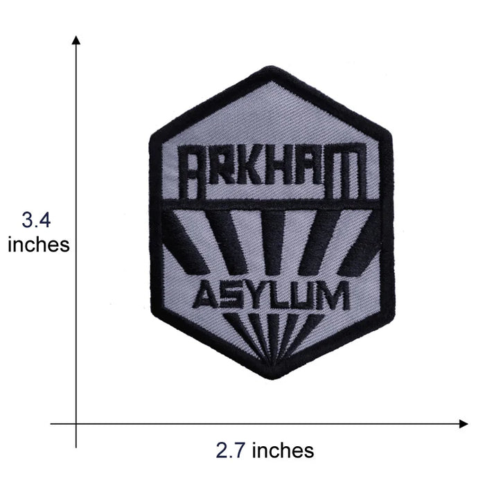 Batman 'Arkham Asylum Logo' Embroidered Patch