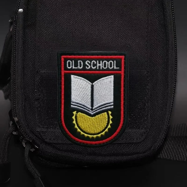 Old School Embroidered Velcro Patch