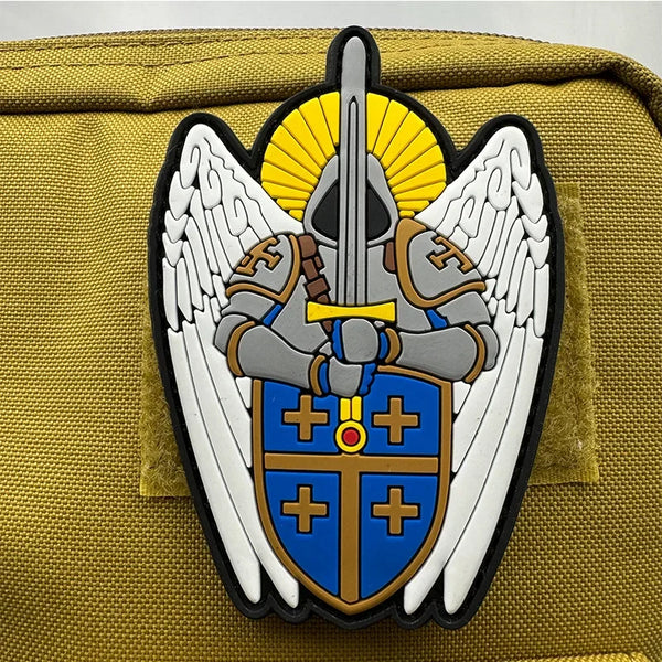 Saint Michael 'Warrior' PVC Rubber Velcro Patch