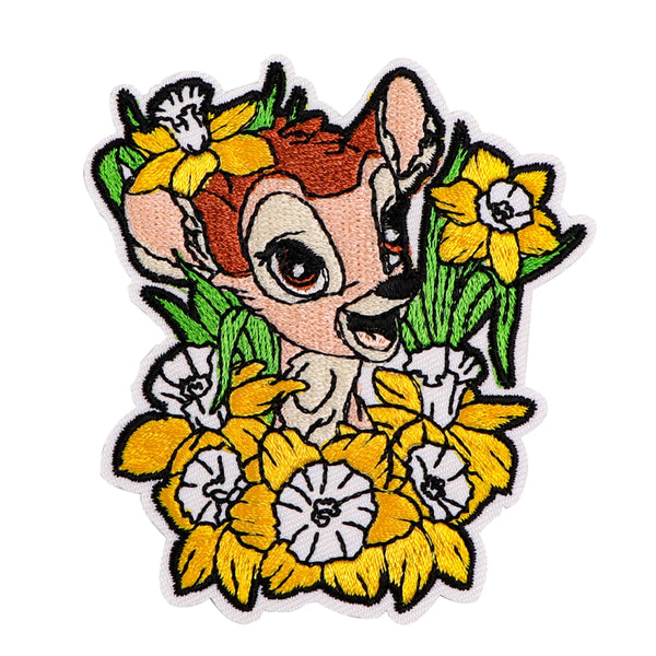 Bambi ‘Yellow Bell Flowers’ Embroidered Patch