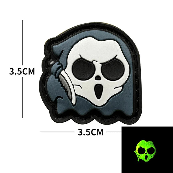 Pac-Man x Classic Horror Killers 'Set of 5' PVC Rubber Velcro Patch