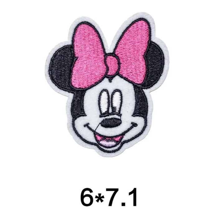 Minnie Mouse 'Pink Bow' Embroidered Patch