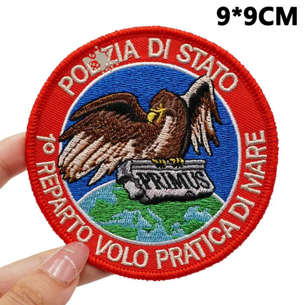 Emblem 'Polizia Di Stato Primus' Embroidered Patch