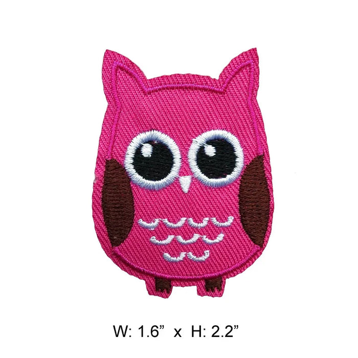 Cute Owl 'Standing' Embroidered Patch