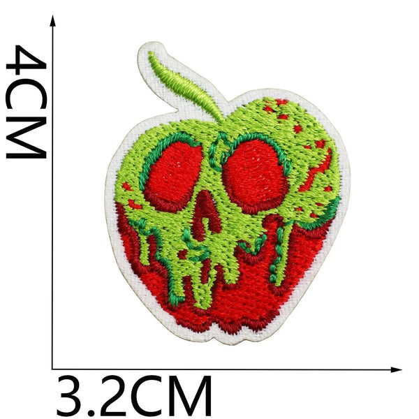 Snow White 'Red Poisoned Apple' Embroidered Patch